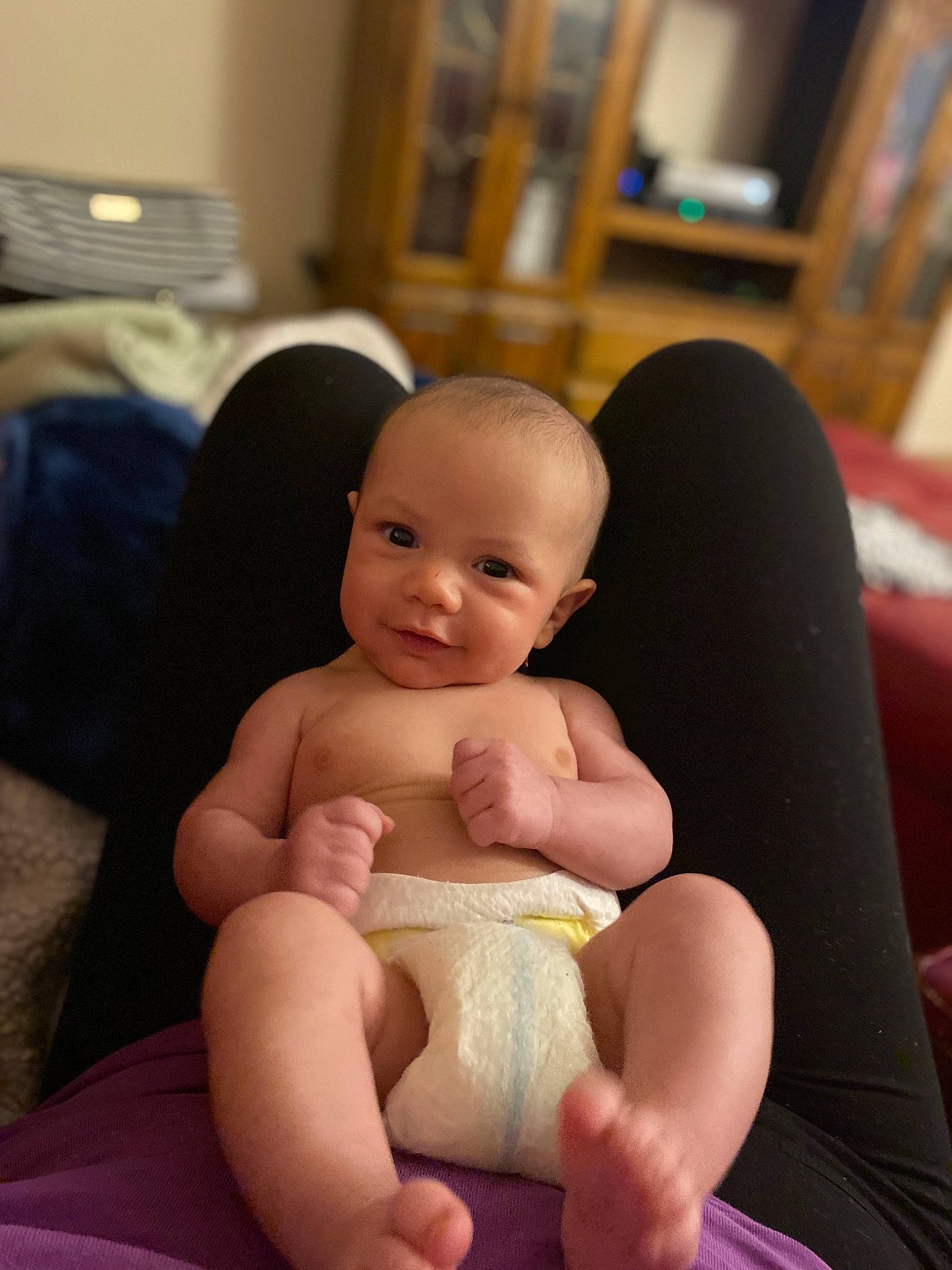 Michael Jr is registered to the contest to win money with this photo: baby, cheek, child, face, finger, joy, leg, person, sitting, skin, toddler, vacation