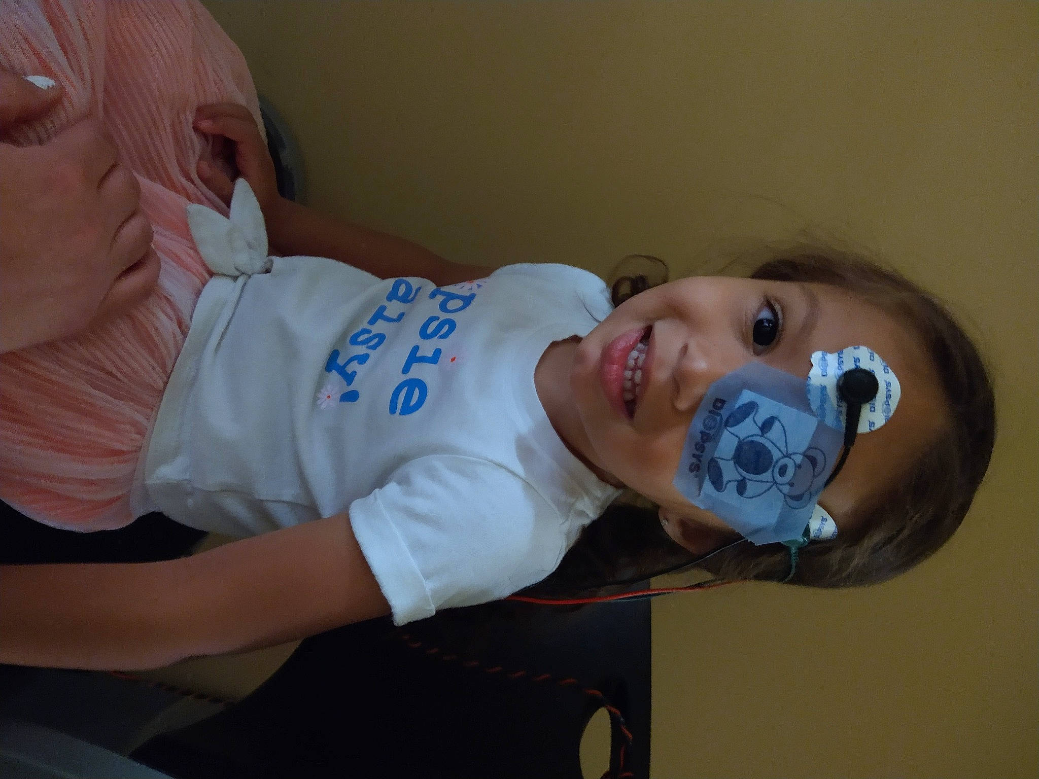 Maliyah joined the competition — help win amazing prizes! abdomen, cheek, chest, child, comfort, elbow, eyelash, fun, gesture, happy, joy, knee, mouth, neck, nose, person, room, sleeve, smile, t_shirt