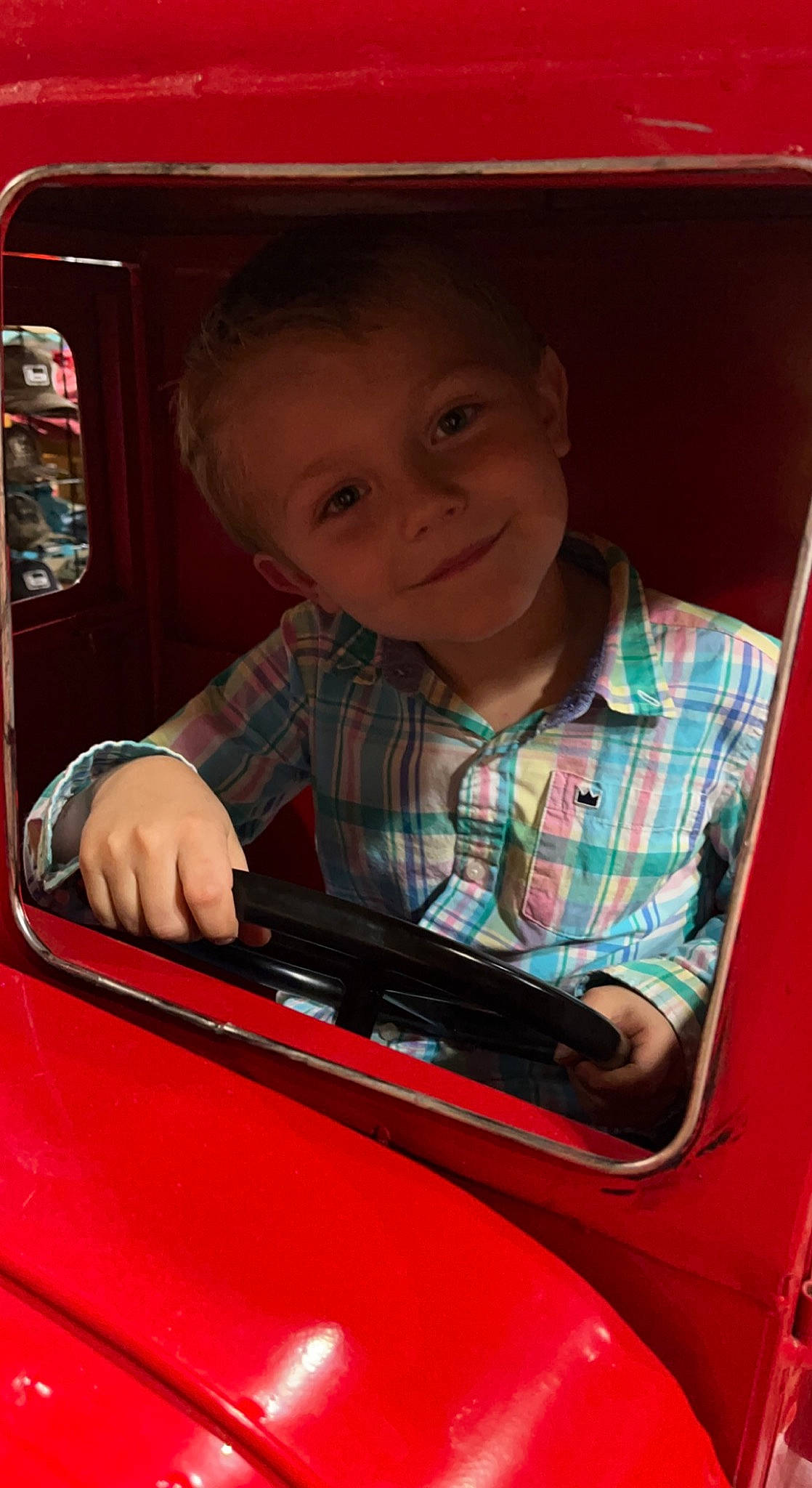 Buckley joined the competition — help win amazing prizes! auto_part, automotive_design, automotive_exterior, automotive_lighting, automotive_tail_brake_light, automotive_window_part, bumper, car, child, family_car, fun, glass, hood, joy, motor_vehicle, person, smile, t_shirt, toddler, vehicle