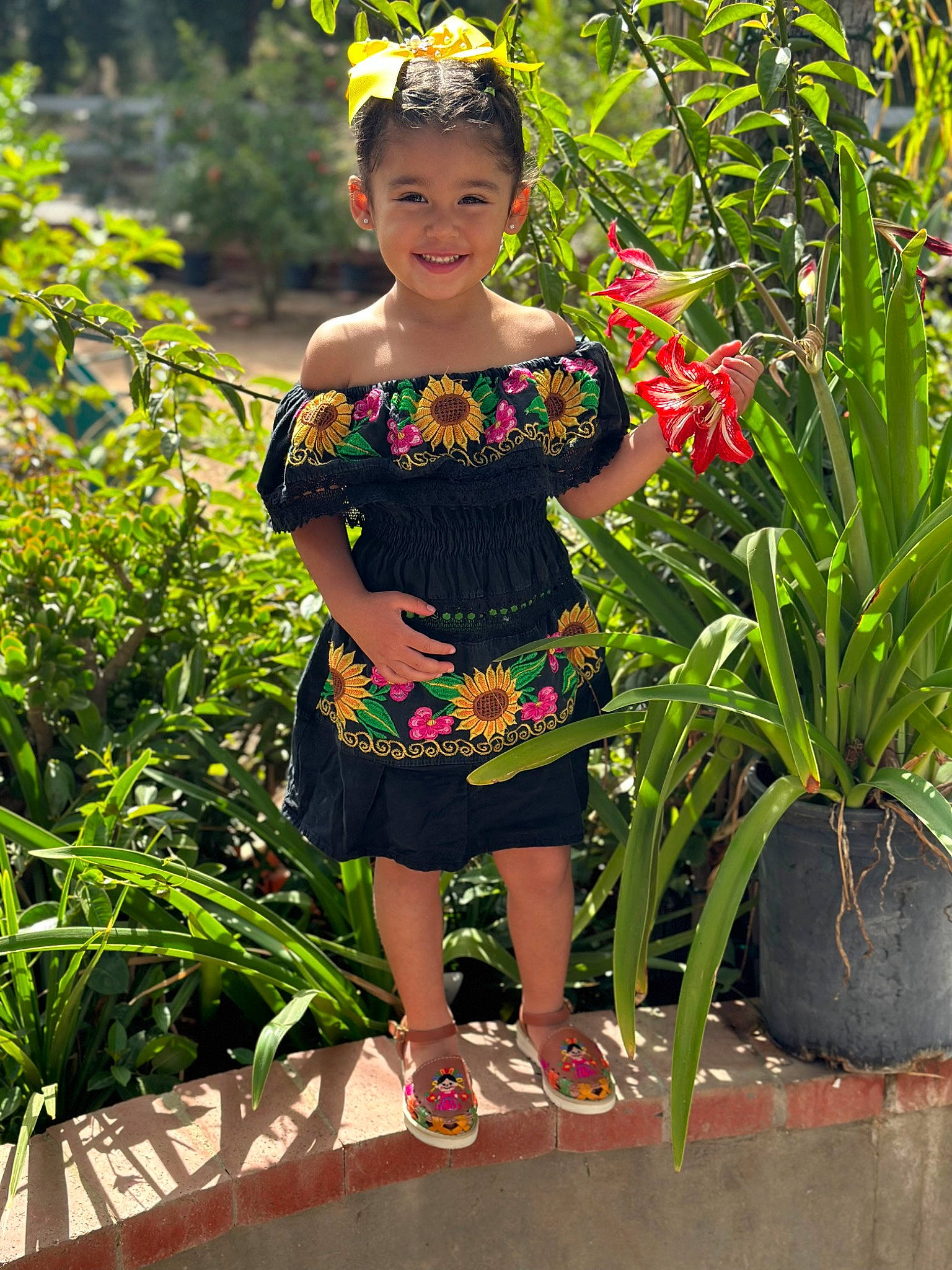 Victoria joined the competition — help win amazing prizes! annual_plant, botany, child, flower, flowerpot, garden, grass, grass_family, happy, houseplant, human_leg, joy, leisure, magenta, people_in_nature, person, plant, shrub, smile, terrestrial_plant