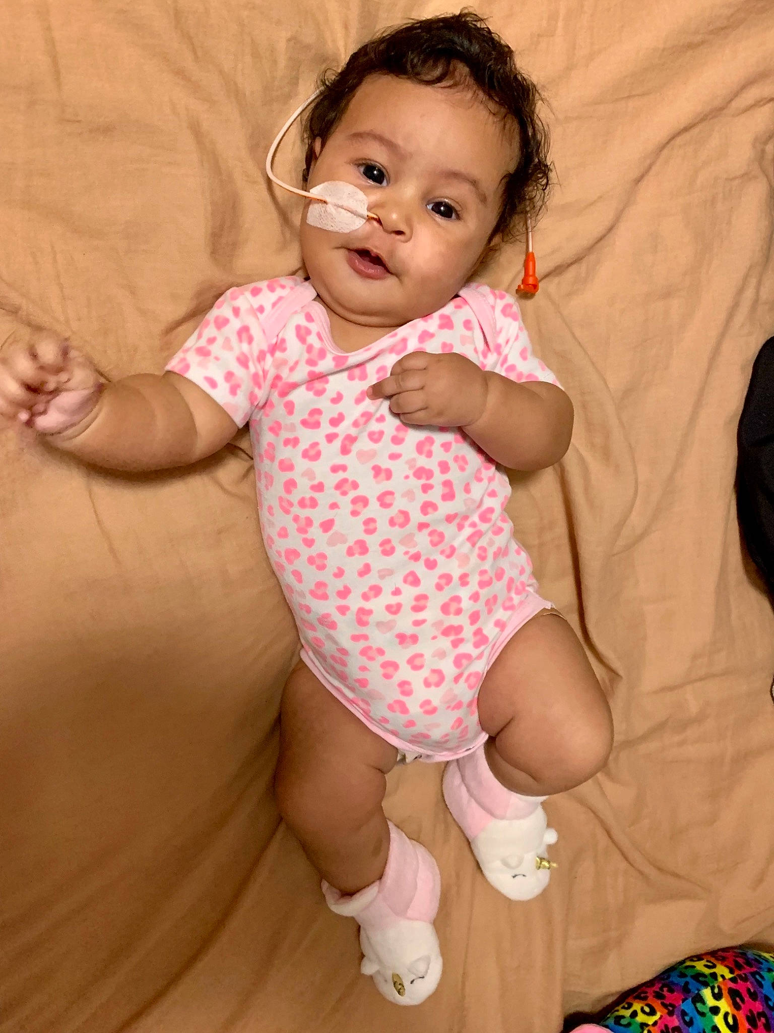 Alaina joined the competition — help win amazing prizes! arm, baby_toddler_clothing, cheek, eye, face, facial_expression, finger, head, human_body, joint, leg, lip, mouth, neck, nose, person, skin, sleeve, stomach, textile