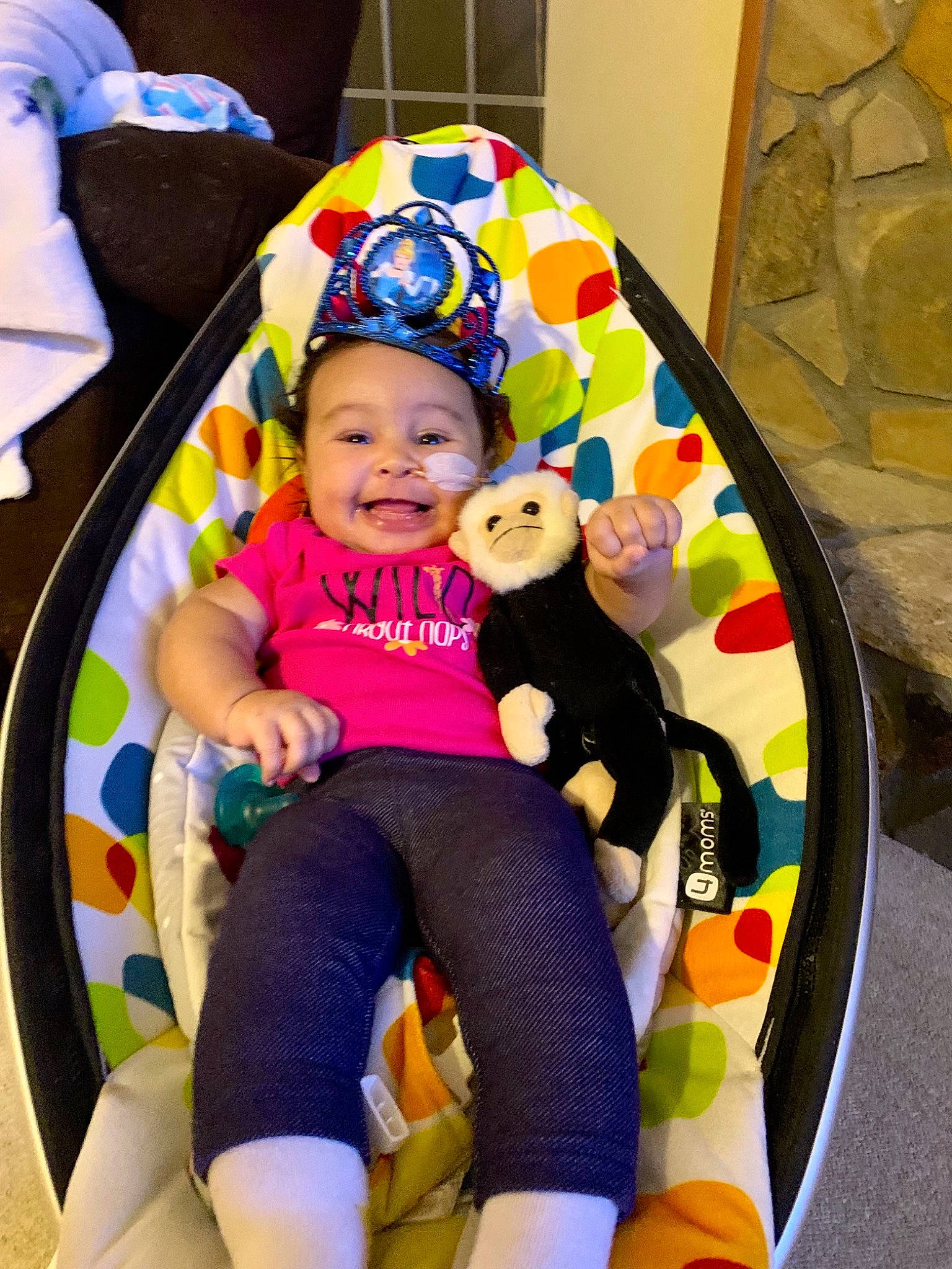 Alaina joined the competition — help win amazing prizes! baby, baby_carriage, baby_products, baby_toddler_clothing, baby_toys, chair, child, comfort, event, facial_expression, fun, happy, head, joy, lap, leisure, person, recreation, sitting, smile