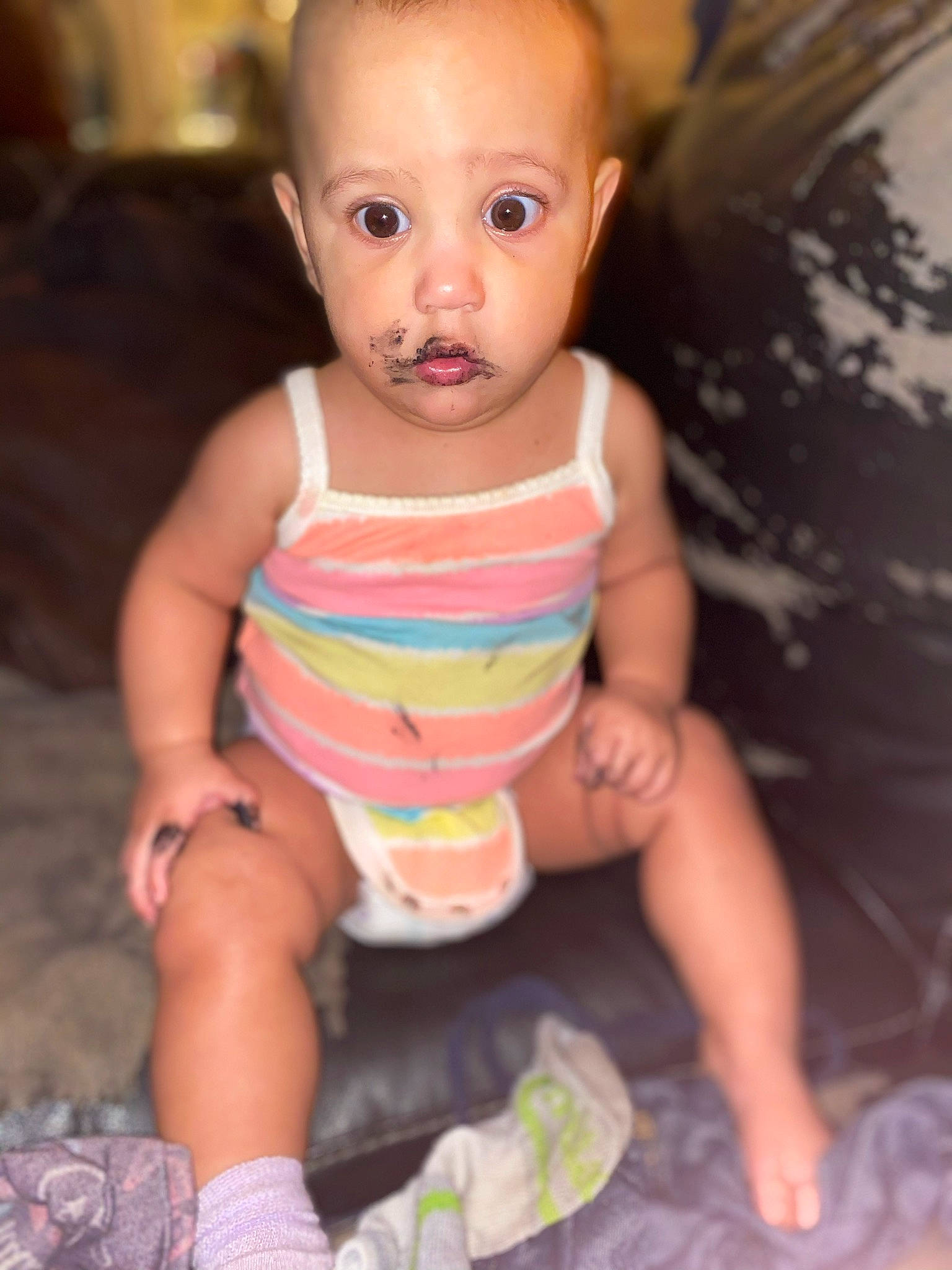 Silver is registered to the contest to win money with this photo: baby, baby_toddler_clothing, cheek, child, eye, face, head, iris, person, pink, skin, smile, toddler, toy