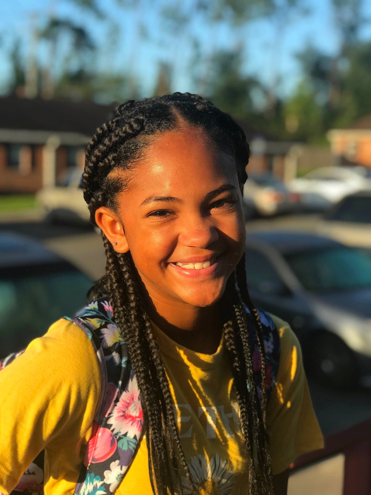 Lariyah joined the competition — help win amazing prizes! black_hair, cool, earrings, electric_blue, event, face, facial_expression, forehead, fun, hairstyle, happy, head, jewellery, joy, necklace, person, sky, smile, street_fashion, temple