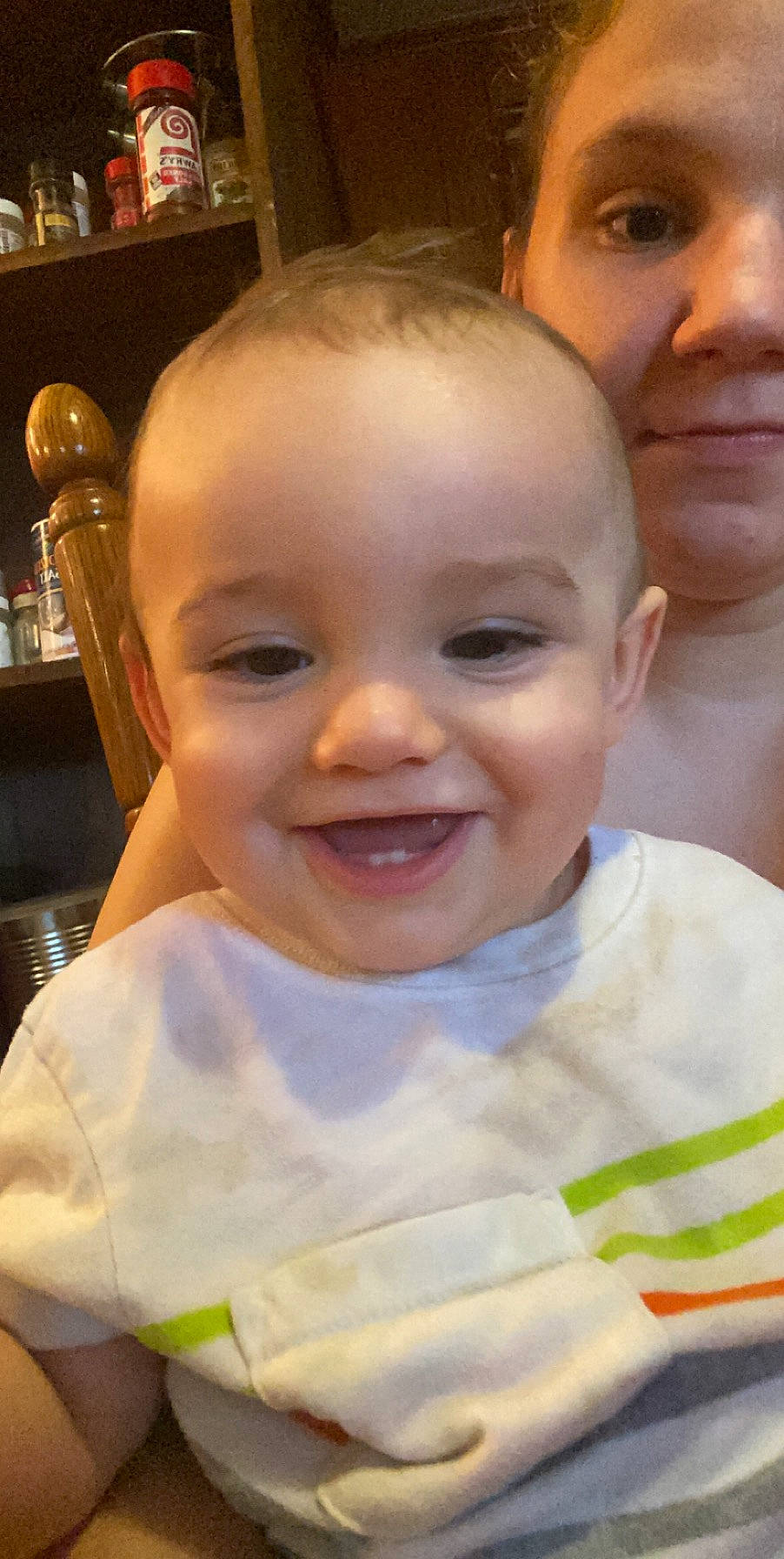 Jaxxon is registered to the contest to win money with this photo: baby, buzz_cut, cheek, child, chin, ear, eye, eyebrow, face, facial_expression, forehead, happy, head, joy, laugh, lip, mouth, nose, person, skin