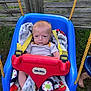 Kingston Ditoro joined the competition — help win amazing prizes! baby, blanket, blue_swing, child, fence, grass, outdoor, playground, rope, seat, straps, toddler, toy, wood, young_child, infant, person, sitting, summer, play