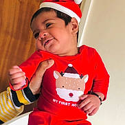 Heaven joined the competition — help win amazing prizes! accessories, baby, baseballcap, bodypart, cap, clothing, costume, face, finger, hand, happy, hat, head, indoors, interiordesign, person, photography, portrait, smile, t_shirt