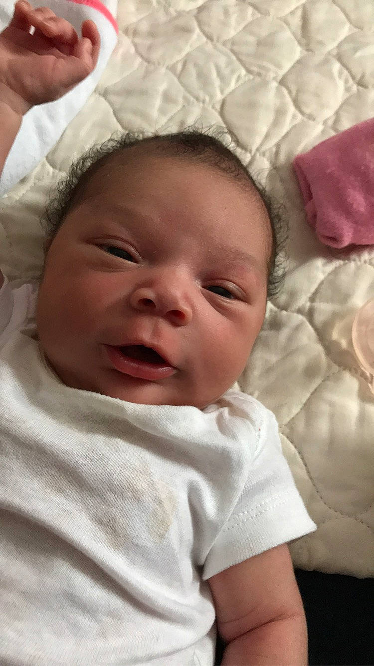 Emerald is registered to the contest to win money with this photo: baby, bedtime, cheek, child, chin, face, facial_expression, forehead, head, lip, mouth, nose, person, skin, smile, toddler