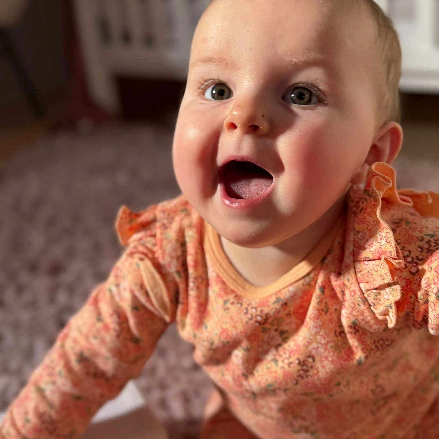 Giulia a rejoint le concours — aidez-le/la à gagner de superbes lots ! baby, babylaughing, face, happy, head, person, photography, portrait