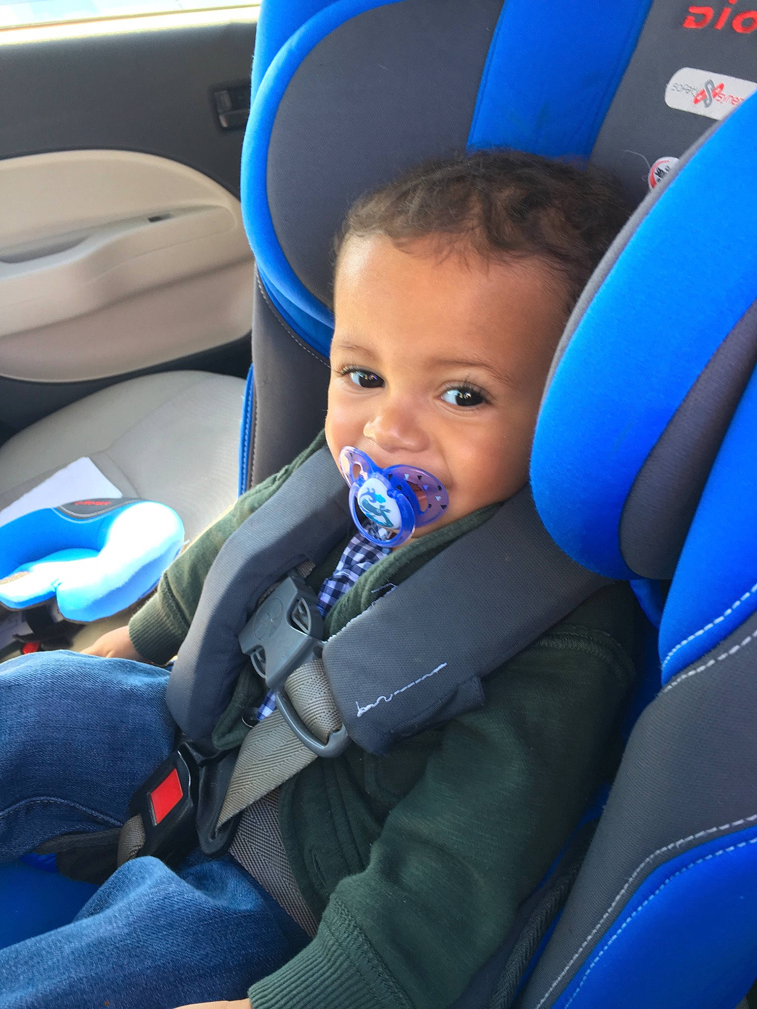 Zayden joined the competition — help win amazing prizes! auto_part, baby, baby_in_car_seat, blue, car, car_seat, car_seat_cover, child, city_car, head_restraint, joy, person, plant, seat_belt, toddler, vacation, vehicle, vehicle_door