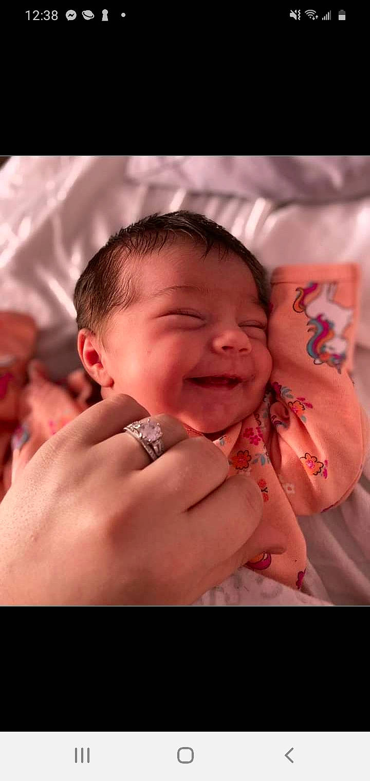 Natalie joined the competition — help win amazing prizes! arm, baby, cheek, child, chin, event, eyebrow, eyelash, finger, flash_photography, gesture, happy, joy, lip, mouth, nose, person, pink, skin, smile