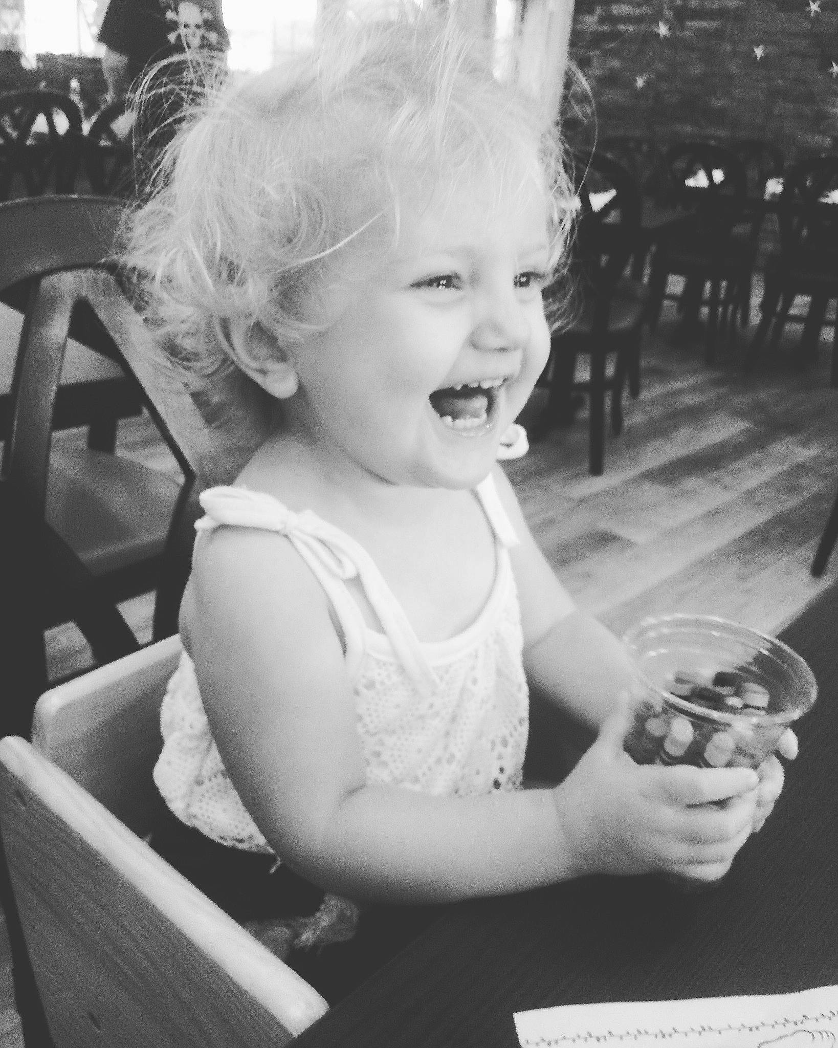 Ramona joined the competition — help win amazing prizes! black_and_white, child, facial_expression, family, hairstyle, happy, laugh, monochrome, monochrome_photography, people, person, photograph, photography, play, smile, snapshot, standing, style, toddler, white