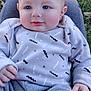 Briar Moon joined the competition — help win amazing prizes! baby, infant, child, face, blue_eyes, clothing, sitting, outdoor, grass, cute, smile, person, young, soft_light, casual_wear, long_sleeve, cozy, hand, legs, expression