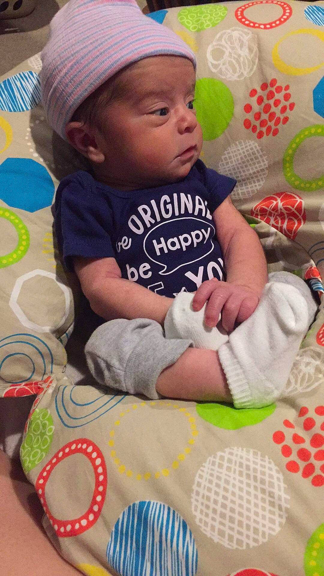 Thatcher joined the competition — help win amazing prizes! baby_products, baby_toys, child, day, design, infant, linens, material, pattern, person, play, product, textile, toddler, toy