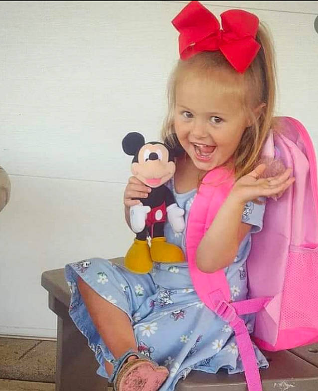 Kynleigh joined the competition — help win amazing prizes! baby_products, baby_toddler_clothing, child, costume_hat, fashion_accessory, happy, magenta, pattern, person, pink, plush, product, room, sitting, sleeve, smile, stuffed_toy, teddy_bear, textile, toddler