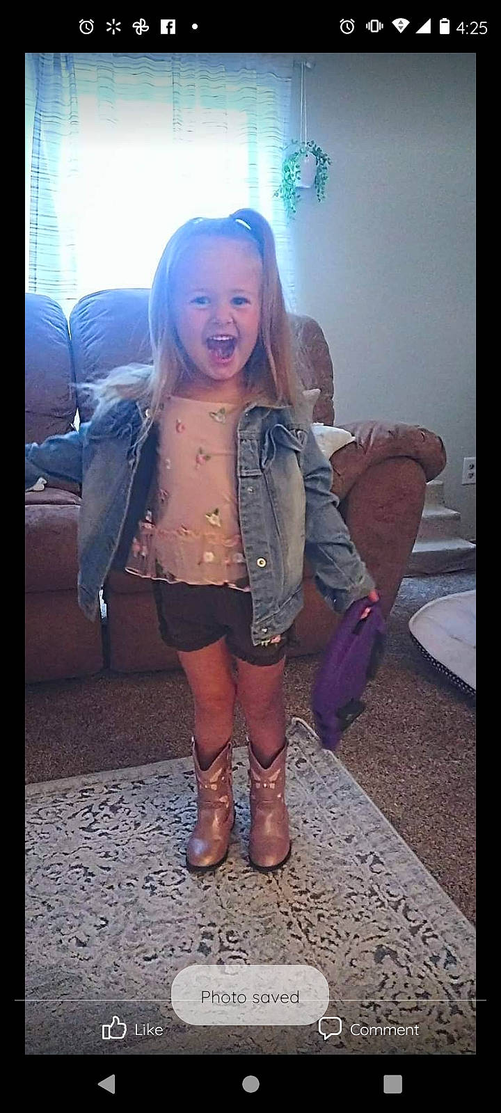 Kynleigh is registered to the contest to win money with this photo: blond, cool, denim, dress, electric_blue, face, fashion_design, flash_photography, human_leg, jacket, knee, knee_high_boot, pattern, person, shoe, shorts, sleeve, smile, textile, thigh