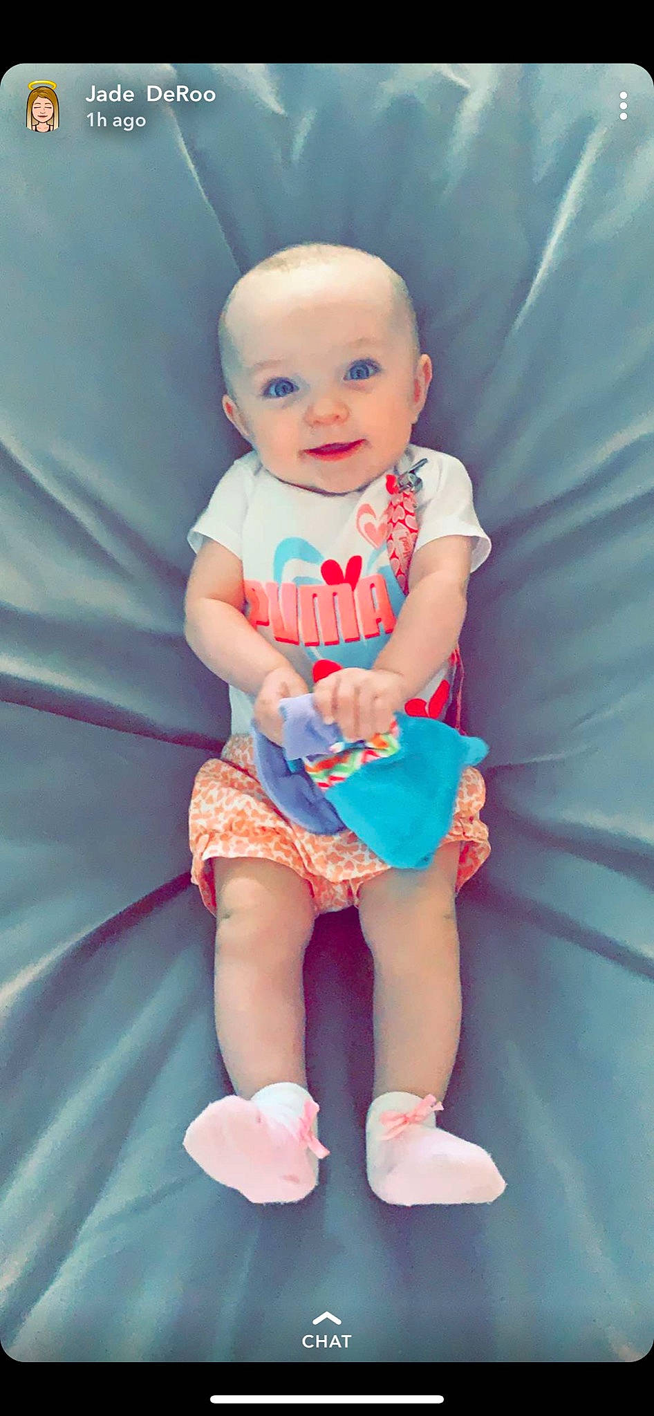 Hailee joined the competition — help win amazing prizes! baby, baby_products, baby_toddler_clothing, child, person, sitting, toddler, toy