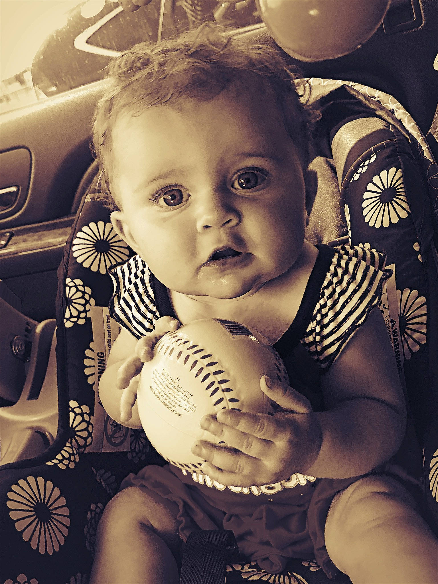 Mackenna joined the competition — help win amazing prizes! baby, cheek, child, cool, eye, face, family, happy, head, monochrome, person, photography, smile, style, toddler