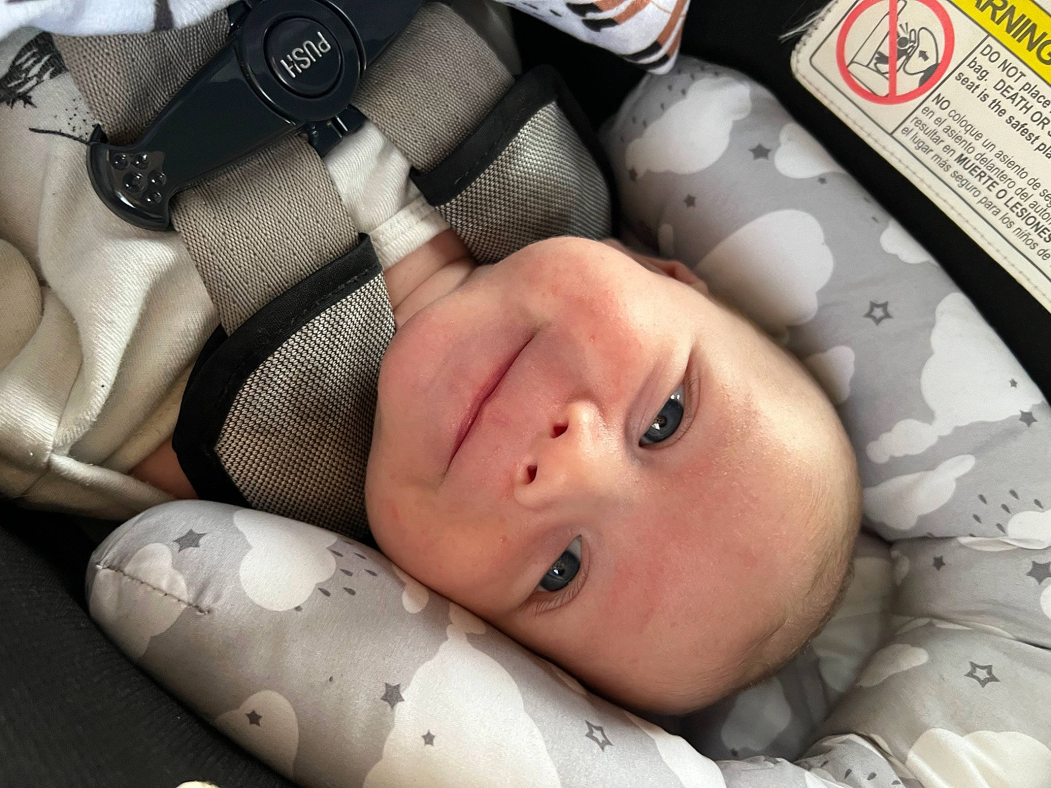 Bently joined the competition — help win amazing prizes! baby, baby_products, baby_sleeping, bedding, bedtime, cheek, child, close_up, comfort, eyebrow, eyelash, gesture, joy, linens, lip, mouth, nose, pattern, person, skin