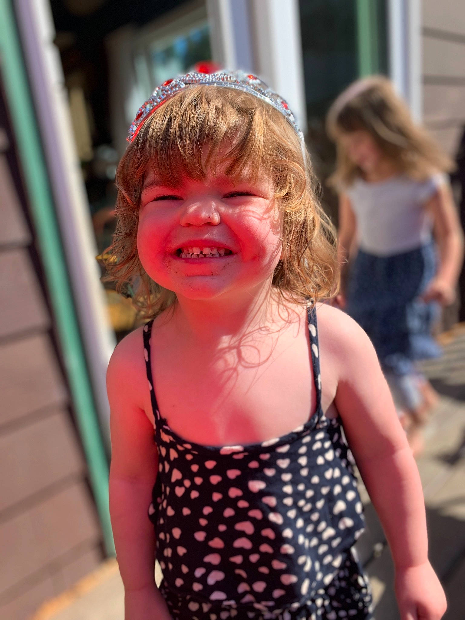 Leighla is registered to the contest to win money with this photo: child, fun, glasses, joy, person, polka_dot, smile, summer, vacation