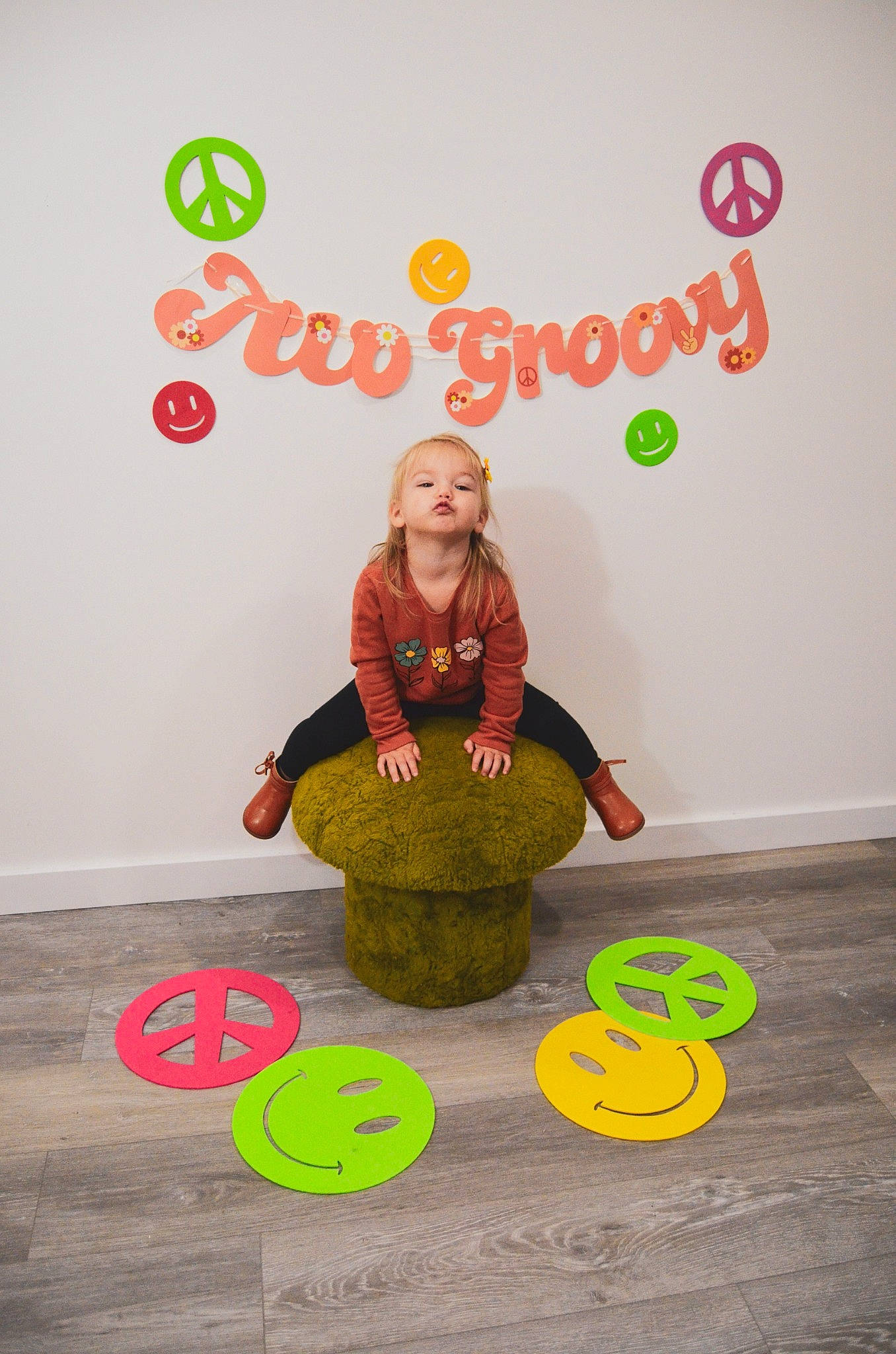 Madi Nicole joined the competition — help win amazing prizes! child, flooring, font, grass, happy, logo, orange, pattern, peach, person, play, sitting, sleeve, terrestrial_plant, toy