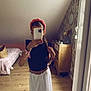 Leonor participe au concours pour gagner de l'argent avec cette photo : child, girl, mirror, selfie, bedroom, bracelets, headband, black_top, white_skirt, wooden_floor, dresser, mirror_reflection, phone, casual, accessories, indoors, home, decor, wallpaper, furniture