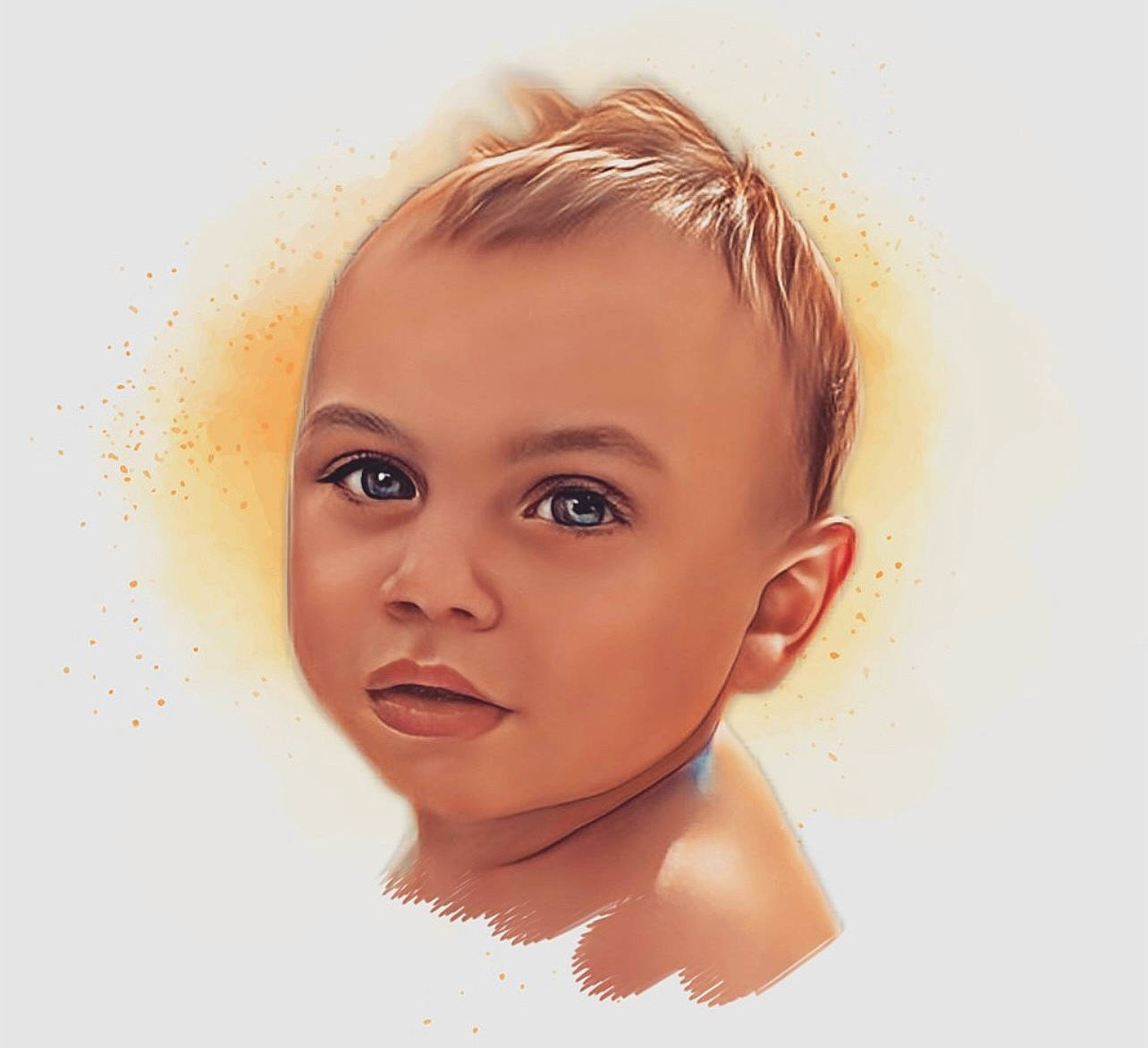 Gentry is registered to the contest to win money with this photo: art, bathing, blond, brown_hair, cheek, chest, chin, ear, eyelash, flash_photography, illustration, iris, jaw, lip, neck, no_expression, nose, painting, person, portrait_photography