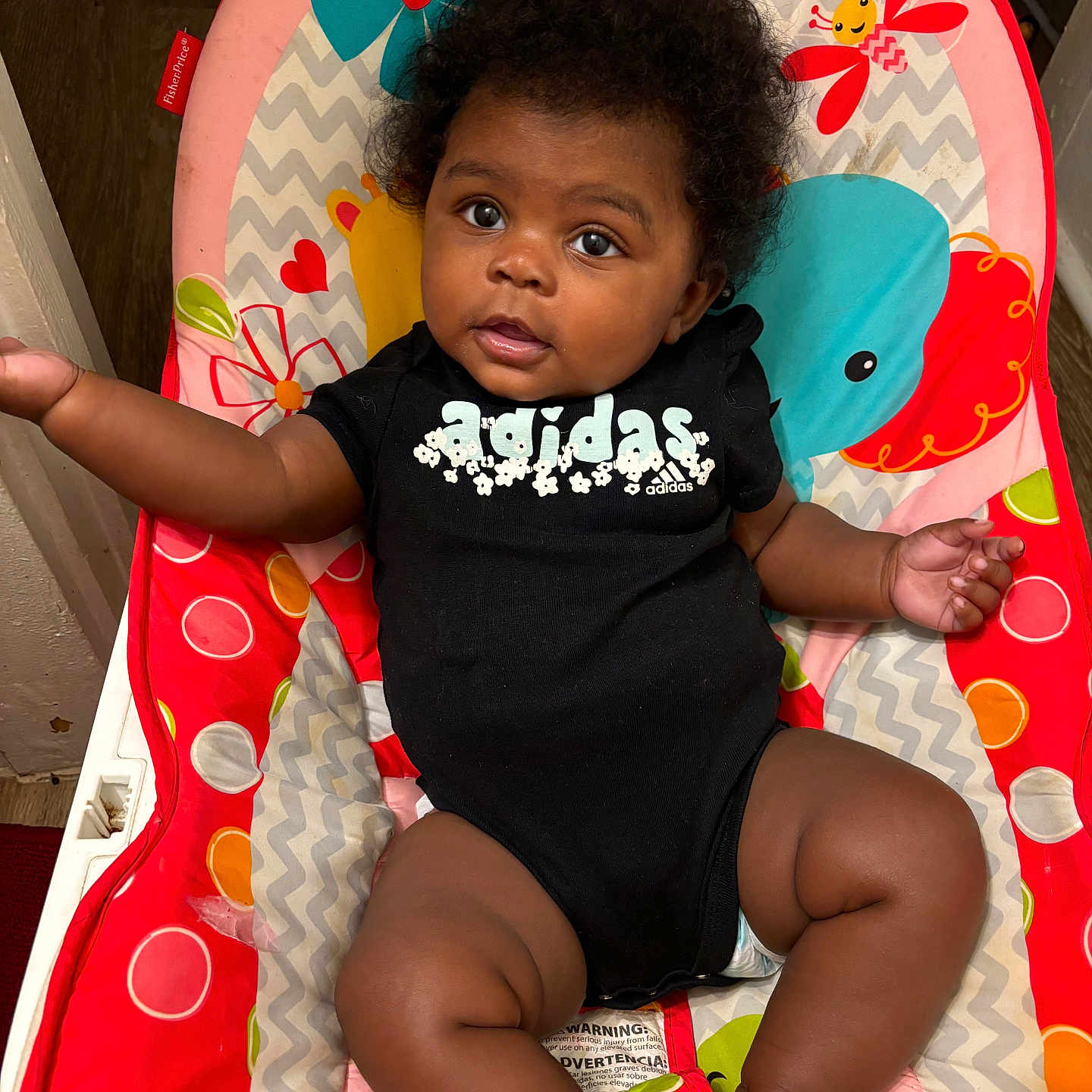 Kitsune joined the competition — help win amazing prizes! baby, bodypart, chair, clothing, couch, crib, cushion, face, finger, furniture, hand, happy, head, homedecor, person, photography, portrait, sitting, smile, t_shirt