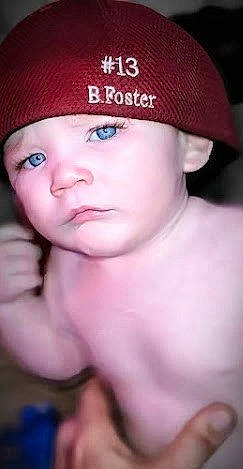 Everett is registered to the contest to win money with this photo: baseball_cap, cap, child, cool, electric_blue, eye, eyebrow, eyelash, flash_photography, forehead, gesture, happy, headgear, headwear, human_body, lip, nose, person, personal_protective_equipment, skin