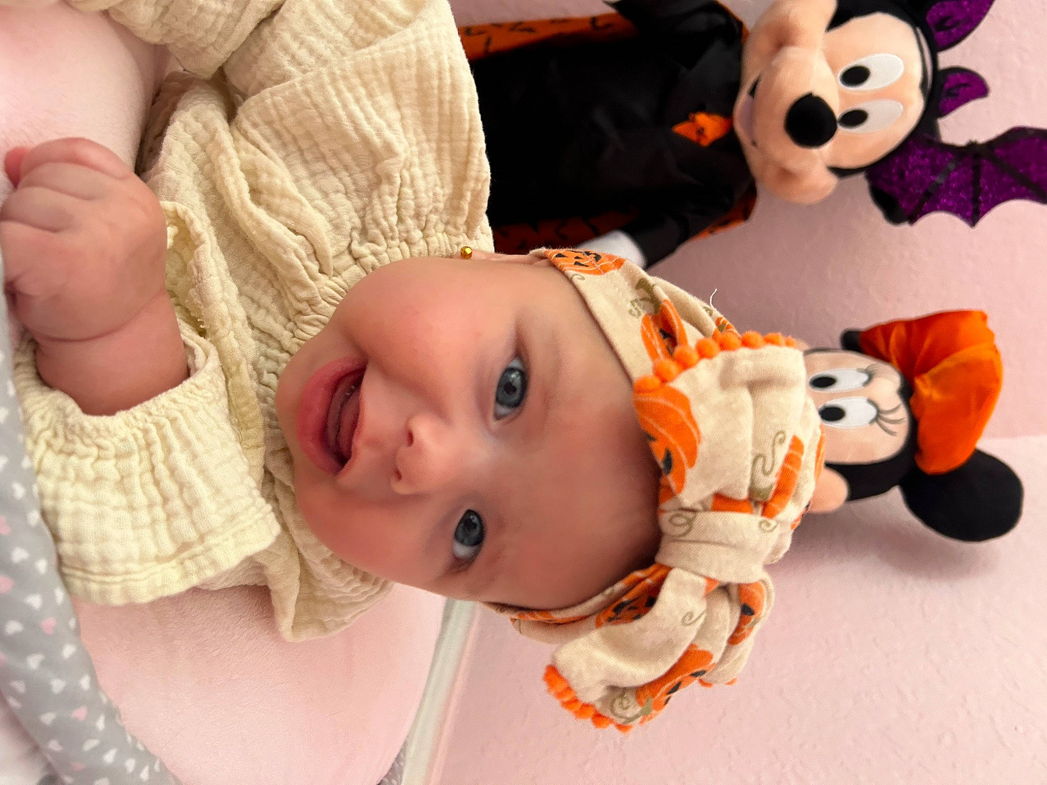 Gabriella joined the competition — help win amazing prizes! baby, baby_products, baby_toddler_clothing, cheek, child, eyelash, fun, fur, happy, headwear, nose, organ, peach, person, plush, skin, sleeve, stuffed_toy, thumb, toddler