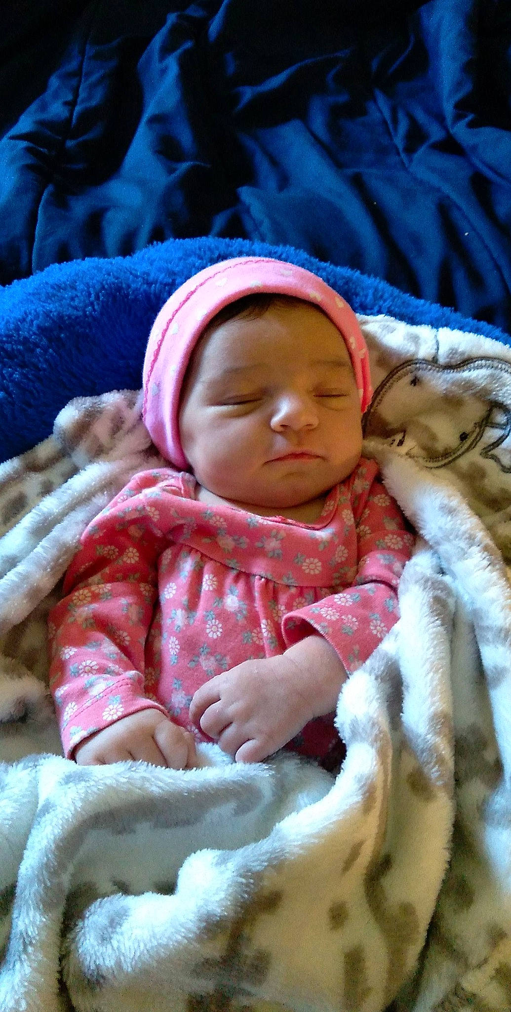 Kaisley joined the competition — help win amazing prizes! baby, baby_products, baby_sleeping, baby_toddler_clothing, cap, cheek, child, comfort, eye, hat, head, knit_cap, linens, magenta, person, product, skin, textile, toddler, winter