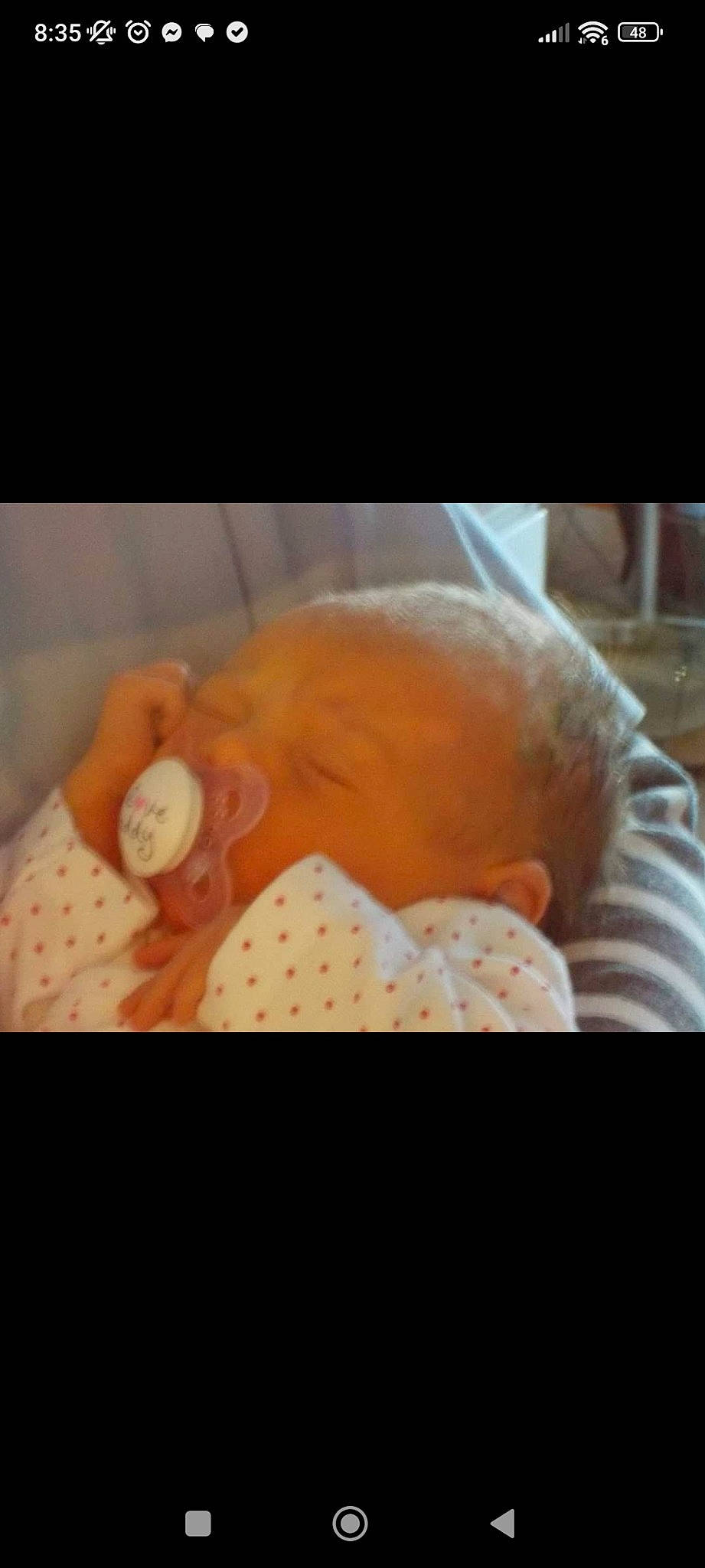 Tya a rejoint le concours — aidez-le/la à gagner de superbes lots ! baby, baby_products, baby_sleeping, baby_toddler_clothing, bedtime, cheek, child, cloud, comfort, ear, happy, nap, nose, pattern, peach, person, photo_caption, sitting, sky, sleep