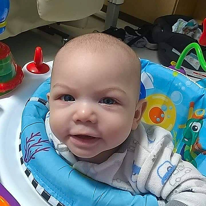 Kyng is registered to the contest to win money with this photo: baby, baby_making_funny_faces, baby_products, cheek, child, eye, face, forehead, fun, head, mouth, nose, person, play, product, skin, smile, toddler, tummy_time