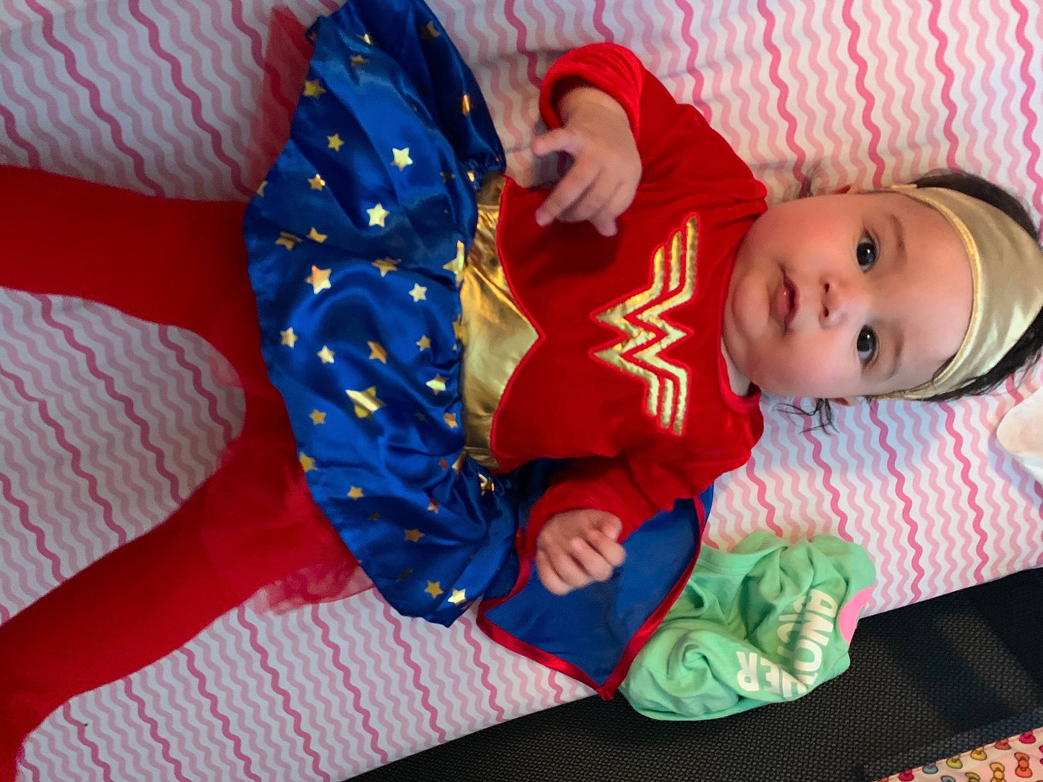 Leanna joined the competition — help win amazing prizes! baby, baby_sleeping, bedtime, blue, child, headwear, nap, person, textile, toddler