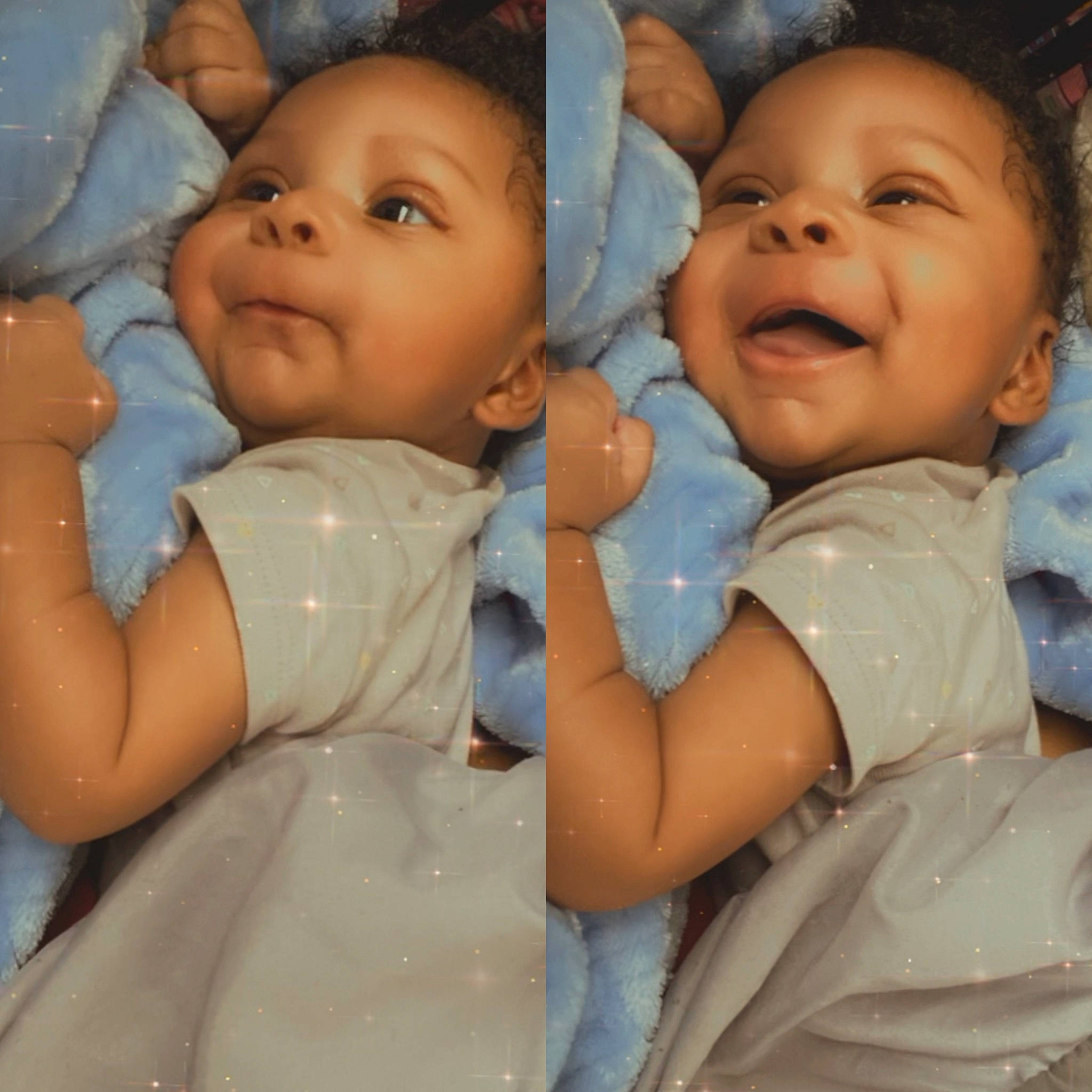 Noah is registered to the contest to win money with this photo: arm, baby, baby_toddler_clothing, cheek, chin, comfort, eyebrow, face, finger, gesture, happy, head, iris, lip, mouth, nose, person, skin, smile, thumb