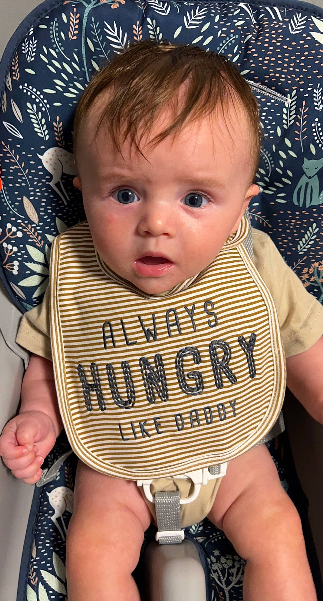 Kolson joined the competition — help win amazing prizes! baby, baby_toddler_clothing, blue, cheek, chin, eye, eyebrow, eyelash, face, finger, head, iris, lip, mouth, neck, nose, organ, person, skin, sleeve