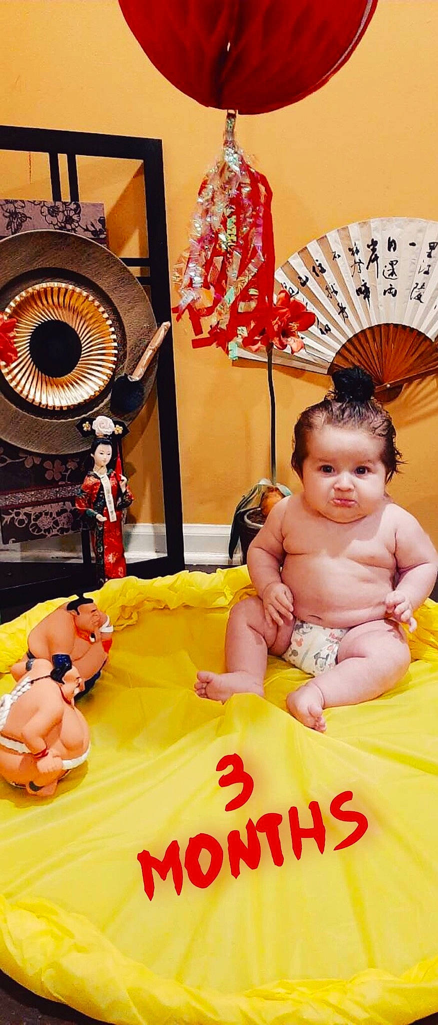 Aniston joined the competition — help win amazing prizes! baby, child, person, sweetness, toddler, yellow