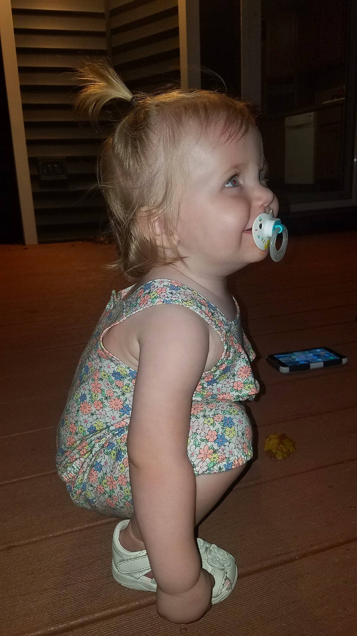 Delilah Rayne is registered to the contest to win money with this photo: child, ear, person, pigtail, skin, standing, toddler, vacation