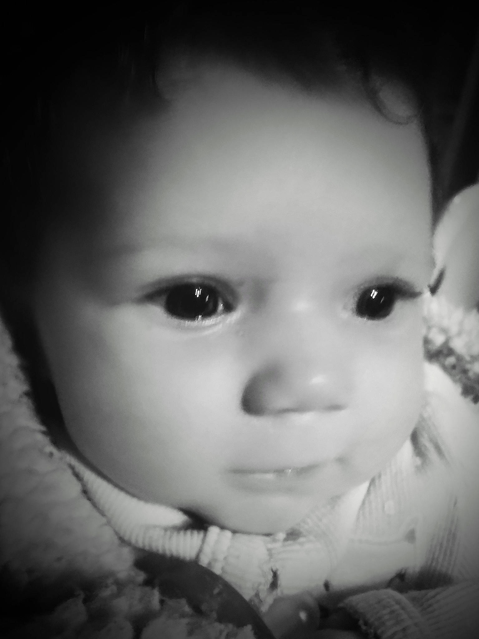 Mckinley joined the competition — help win amazing prizes! baby, beauty, black, black_and_white, cheek, child, chin, eye, eyebrow, face, forehead, head, lip, monochrome, monochrome_photography, nose, person, photograph, skin, toddler