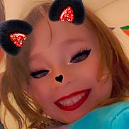 Hartley joined the competition — help win amazing prizes! cap, cheek, chin, ear, eye, eyebrow, eyelash, face, forehead, hair, hairstyle, happy, head, iris, lip, lipstick, neck, nose, skin, textile