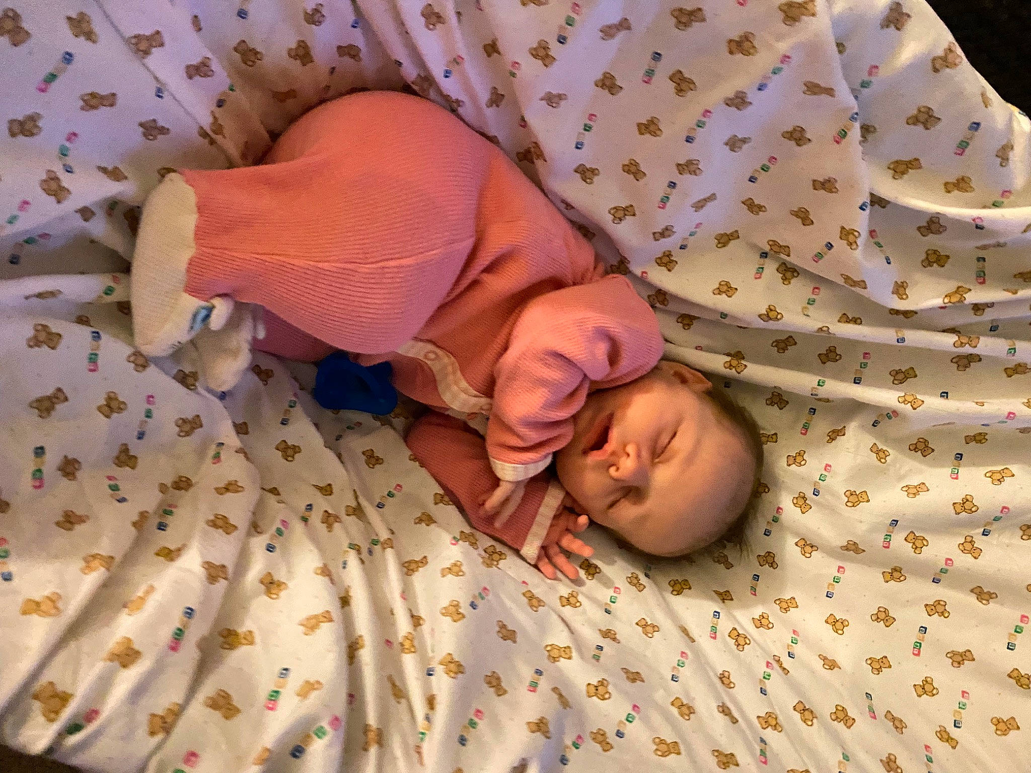 Emberlynn joined the competition — help win amazing prizes! baby, baby_sleeping, baby_toddler_clothing, bed_sheet, bedding, bedtime, blanket, child, comfort, flesh, flooring, linens, nap, pattern, person, room, sleep, textile, toddler, wood