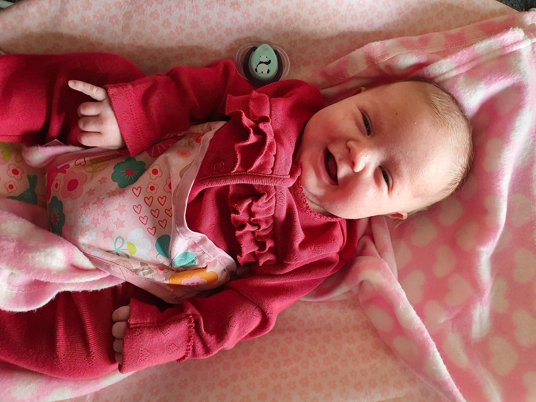 Letty joined the competition — help win amazing prizes! baby, baby_toddler_clothing, cheek, comfort, eye, eyebrow, hair, head, iris, lip, magenta, mammal, mouth, nose, person, pink, purple, skin, sleeve, textile