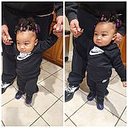 Jaleesa joined the competition — help win amazing prizes! accessories, art, baby, bodypart, clothing, collage, face, finger, footwear, hand, head, longsleeve, pants, people, person, photography, portrait, shoe, sleeve, sneaker