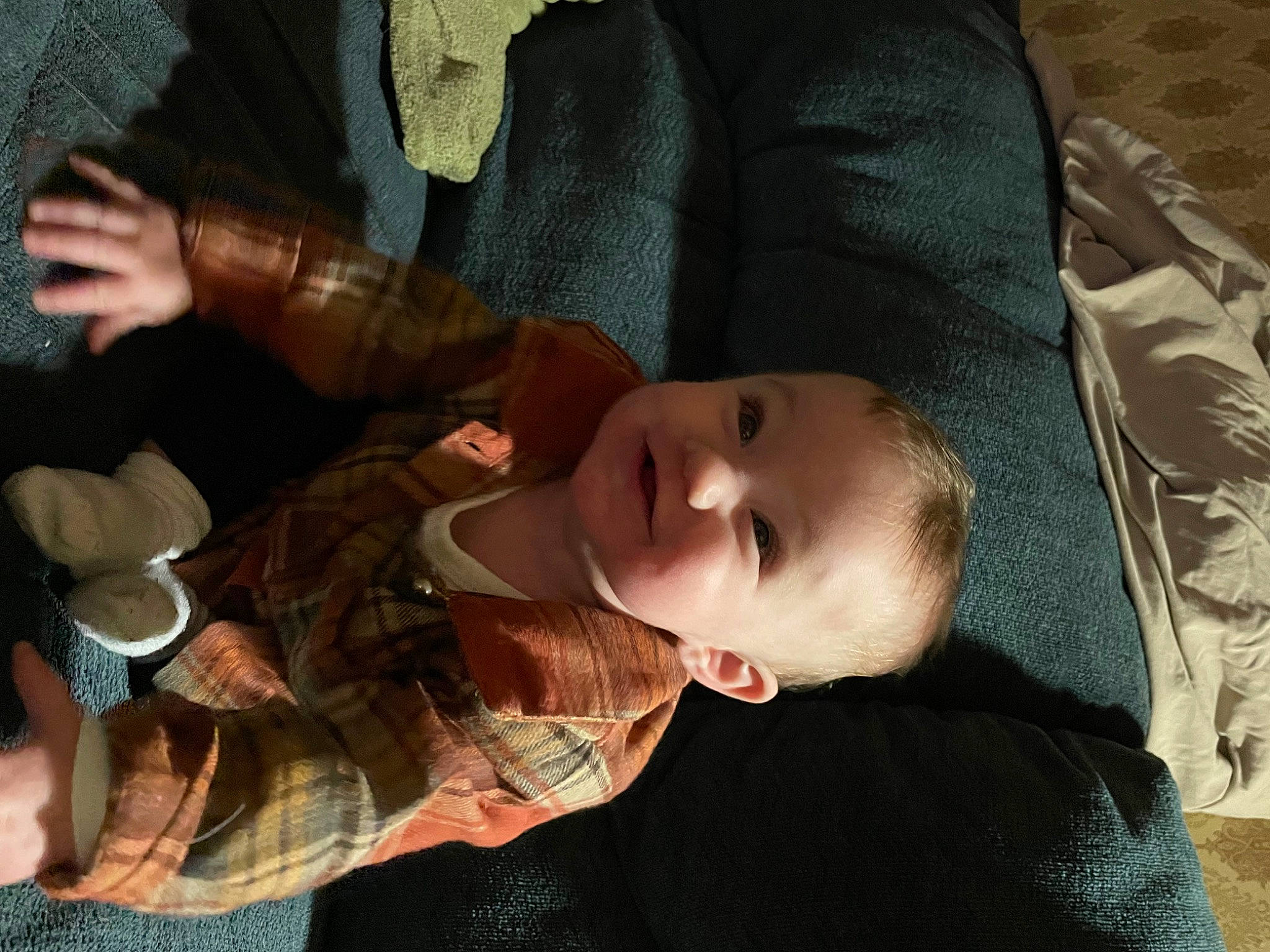 Brooklynne joined the competition — help win amazing prizes! baby, baby_toddler_clothing, cheek, child, comfort, ear, finger, fun, gesture, hand, hat, joy, mouth, nail, nose, pattern, person, skin, thumb, toddler