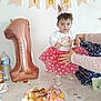 Tamila participe au concours pour gagner de l'argent avec cette photo : balloon, birthday, cake, celebration, child, crown, cup, decorations, dress, food, gift, hands, macaron, party, pink, polka_dot, strawberry, table, wall, water_bottle