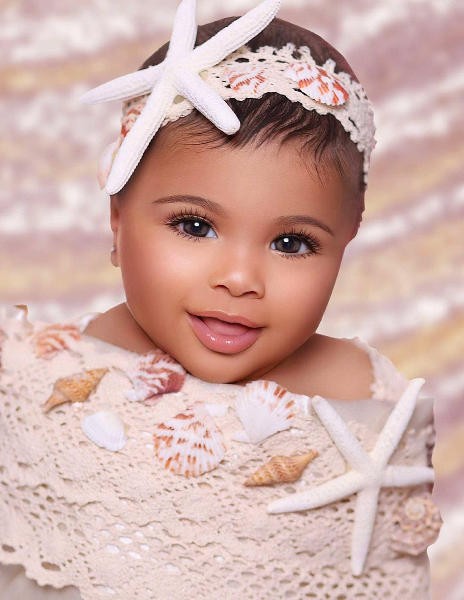 Kaylani is registered to the contest to win money with this photo: bridal_accessory, close_up, dress, embellishment, eye, eyelash, face, flash_photography, hair, happy, head, headgear, headpiece, headwear, human_body, jewellery, joy, person, pink, smile