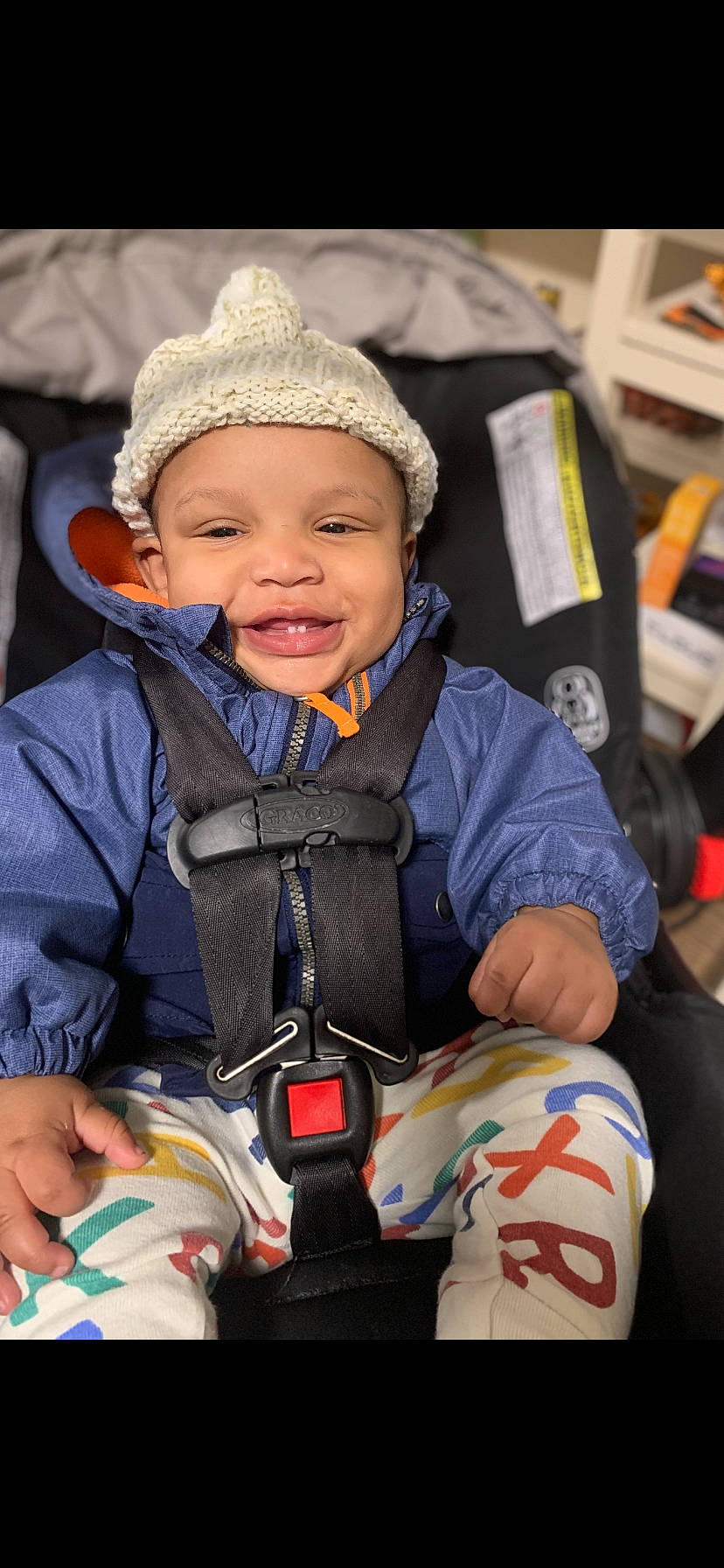 Loyalty joined the competition — help win amazing prizes! baby, baby_carriage, baby_products, child, face, fun, happy, headwear, jacket, joy, leisure, person, photograph, recreation, sitting, skin, smile, tire, toddler, tradition