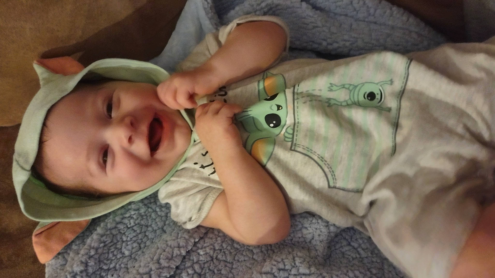 Owen joined the competition — help win amazing prizes! army, baby, baby_toddler_clothing, camouflage, comfort, eyelash, gesture, hand, mammal, military_camouflage, military_person, military_uniform, pattern, person, skin, sleeve, smile, soldier, thumb, toddler