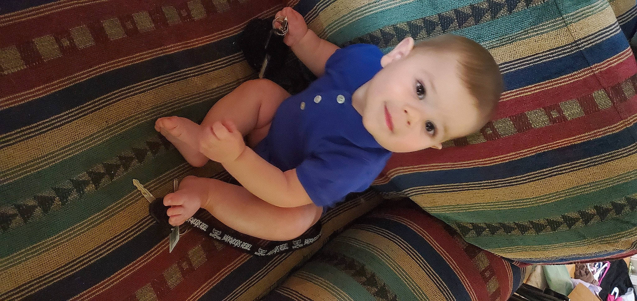 Thomas is registered to the contest to win money with this photo: baby, child, finger, leg, muscle, person, skin, thigh, toddler