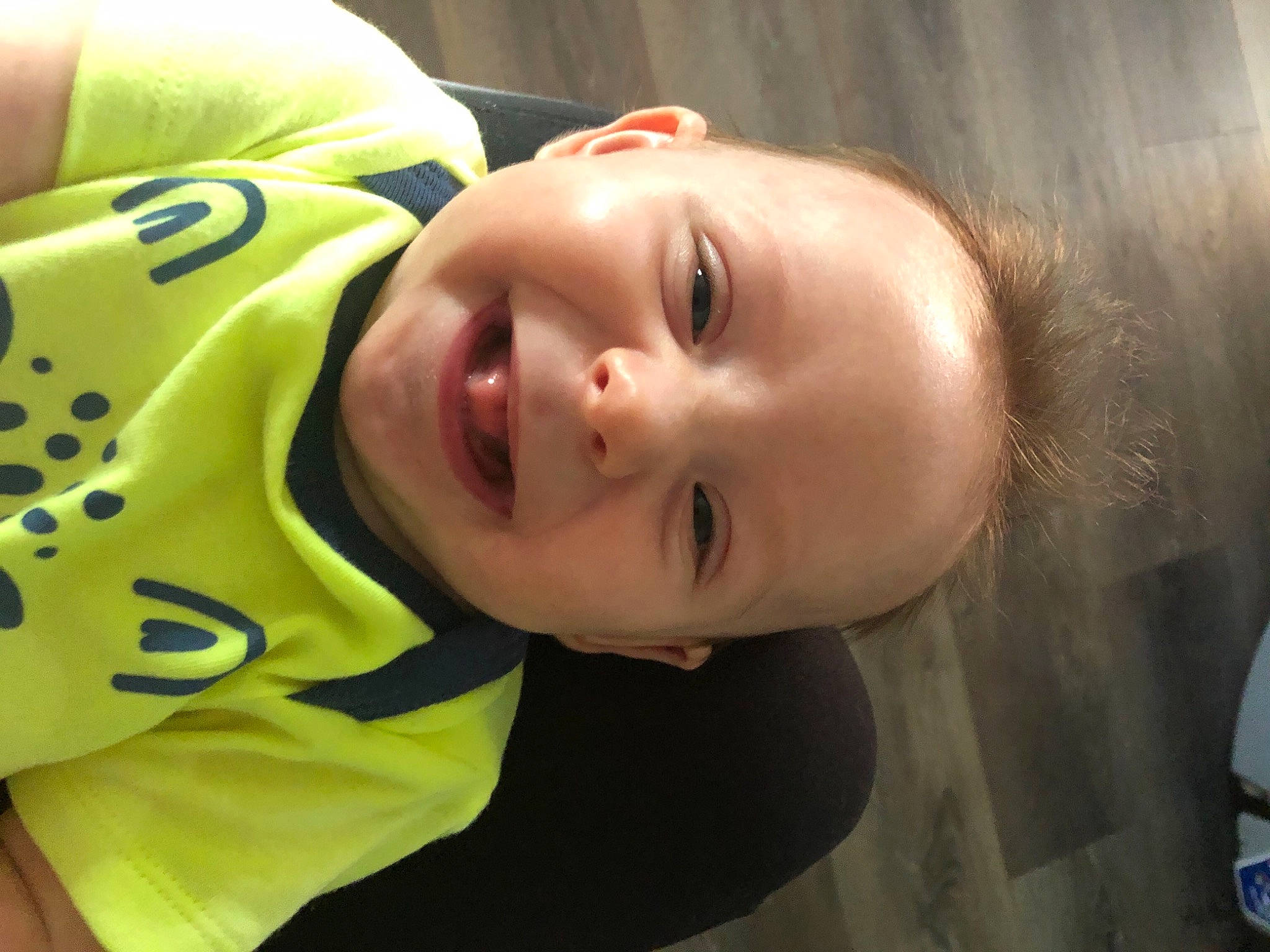 Waylon is registered to the contest to win money with this photo: baby, baby_toddler_clothing, cheek, eye, eyebrow, eyelash, flash_photography, forehead, happy, headgear, iris, jaw, lip, mammal, mouth, nose, person, skin, sleeve, smile